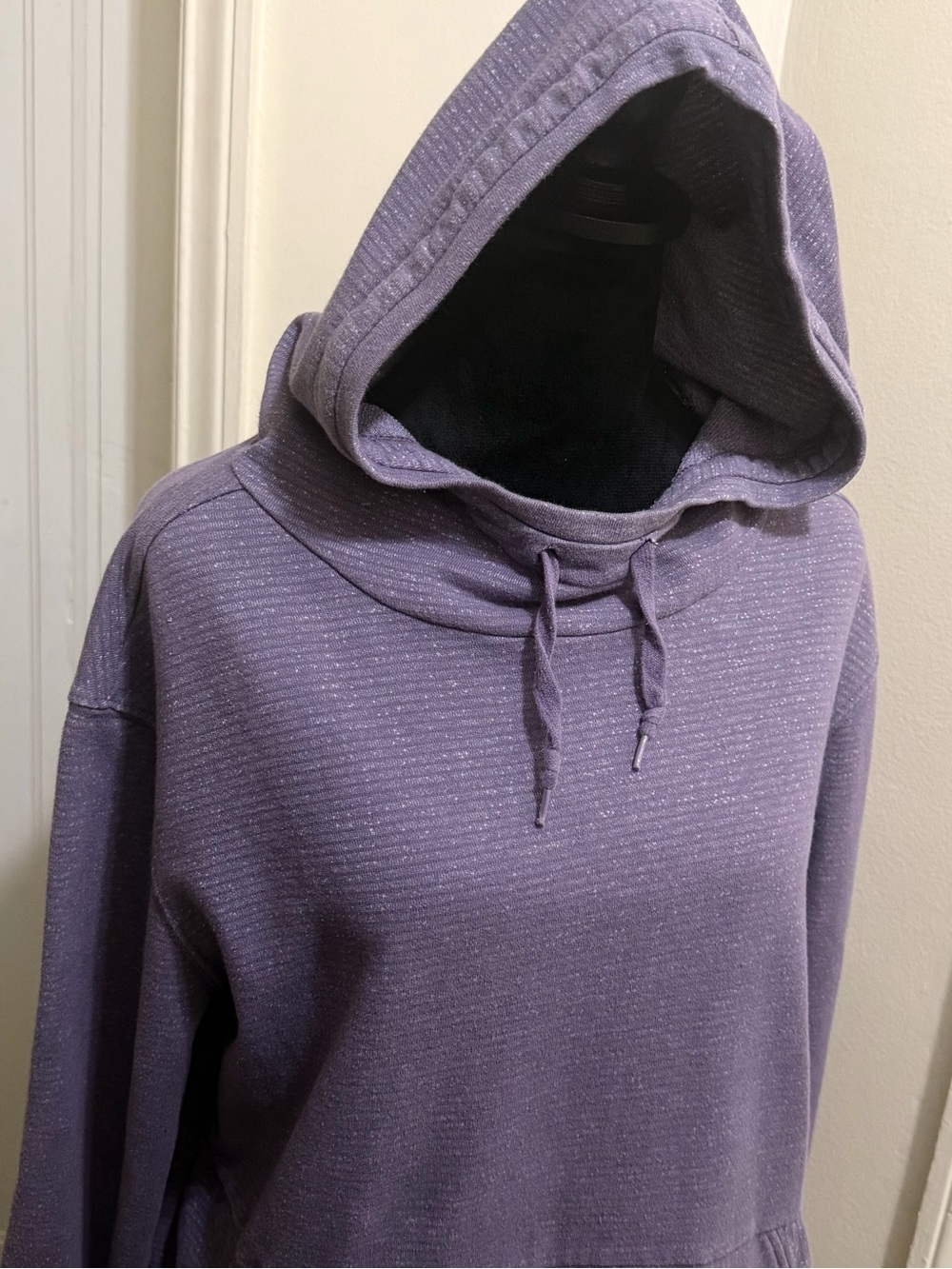 Champion Women's French Terry Striped Lavender Hoodie - Size L - NWOT - Picture 5 of 12